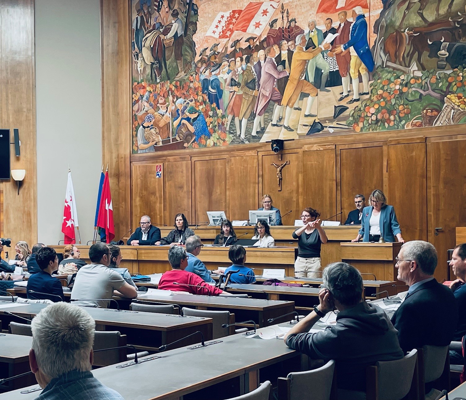 Une première session inclusive au Grand Conseil valaisan